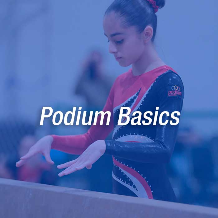 podium basics podium gymnastics